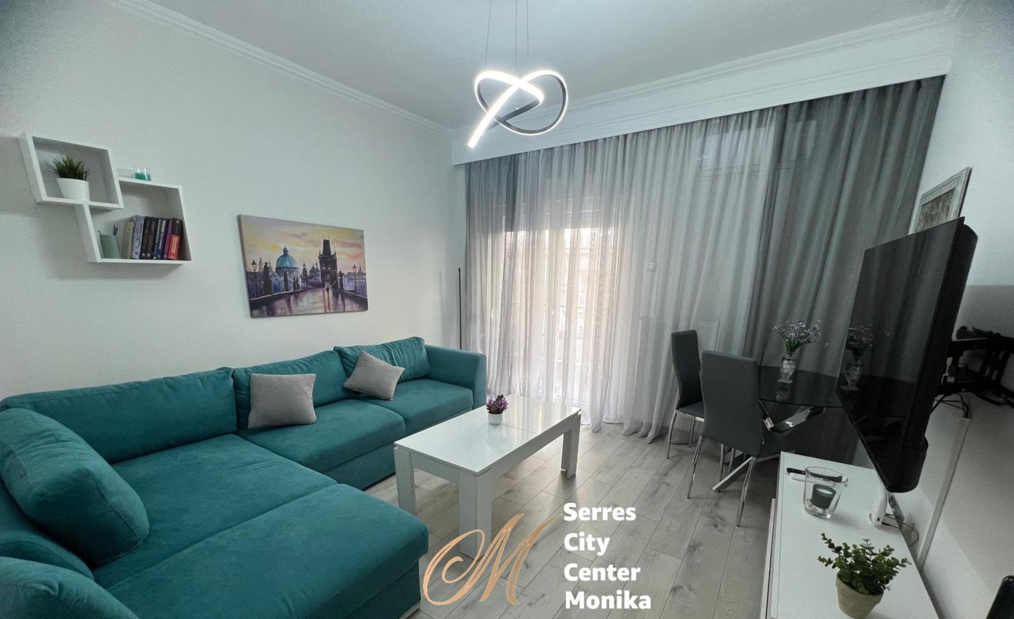Serres City Center Modern Apartment Экстерьер фото